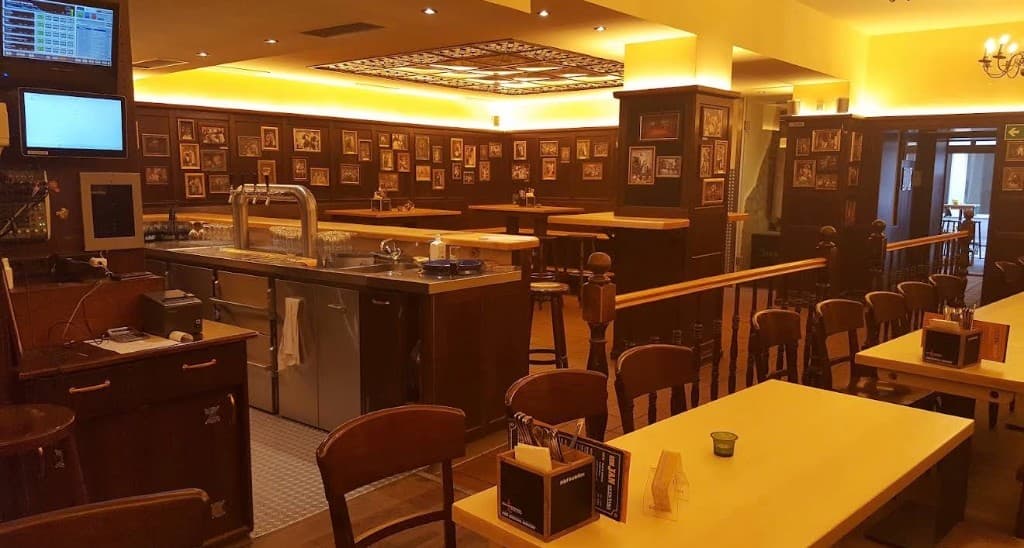 Thekenbereich im Gasthaus Zum Jan